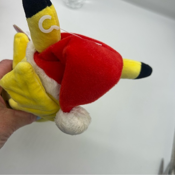 Pokemon Pikachu Holiday Plush 10" with tags used 2019 WCT WICKED COOL TAG - Picture 9 of 14